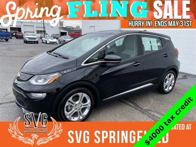 Used 2020 Chevrolet Bolt EV LT with VIN 1G1FY6S0XL4110188 for sale in Springfield, OH
