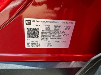 2026 Chevrolet Equinox RS