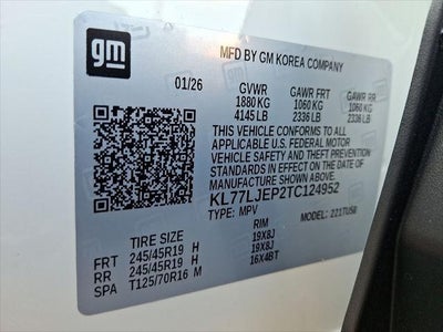 2026 Chevrolet Trax 2RS