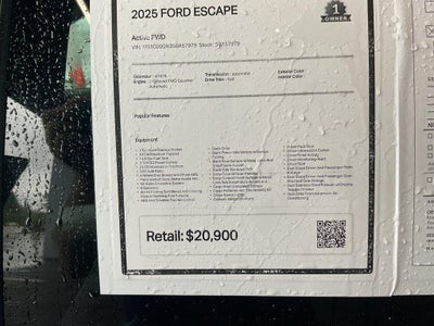 2025 Ford Escape Active FWD