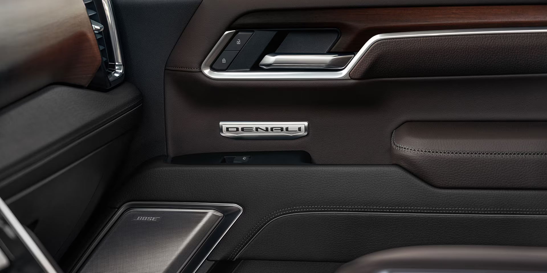 The interior design of a gmc sierra.