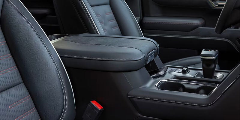 interior view of the 2025 gmc sierra 1500
