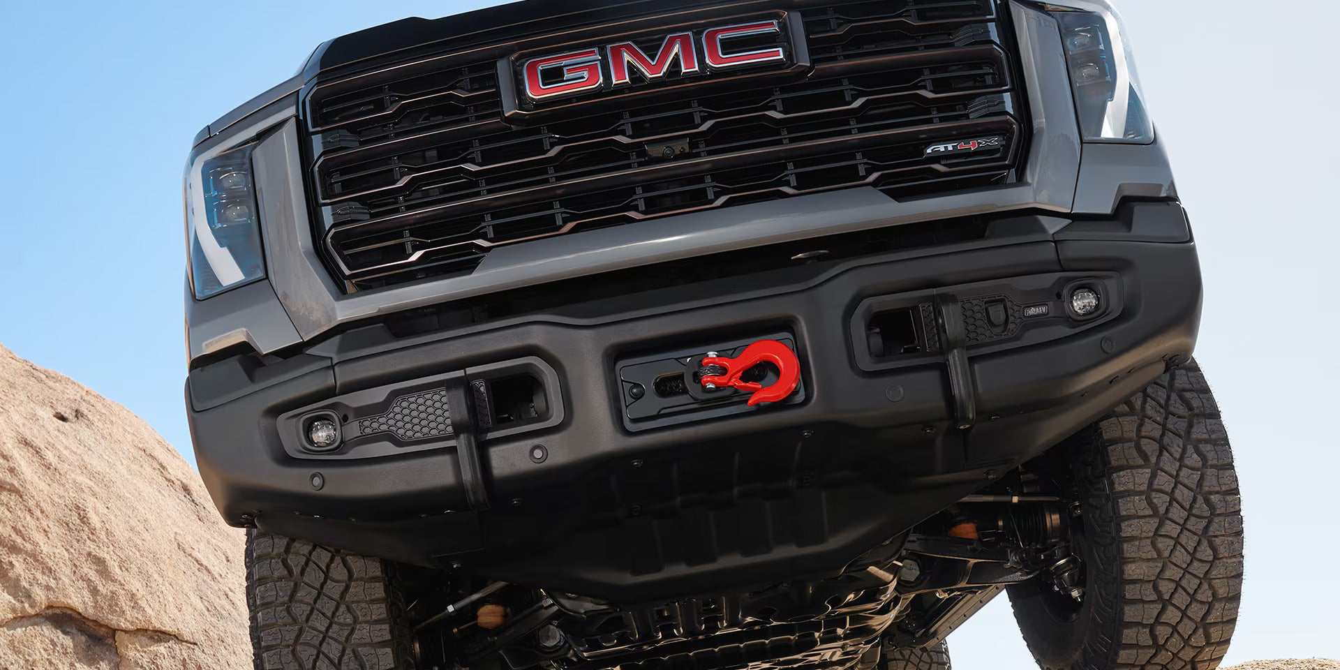 A close look a the front of a sierra hd.